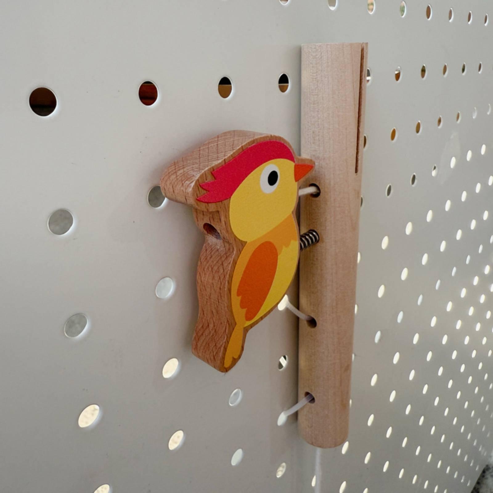 Montessori Wooden Busy Board Toddler - Tableau d'activités en bois avec sonnette