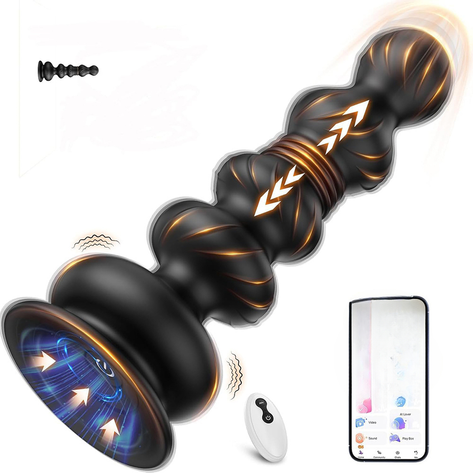 Remote Control Toys - Vibrateur avec application et télécommande, perles