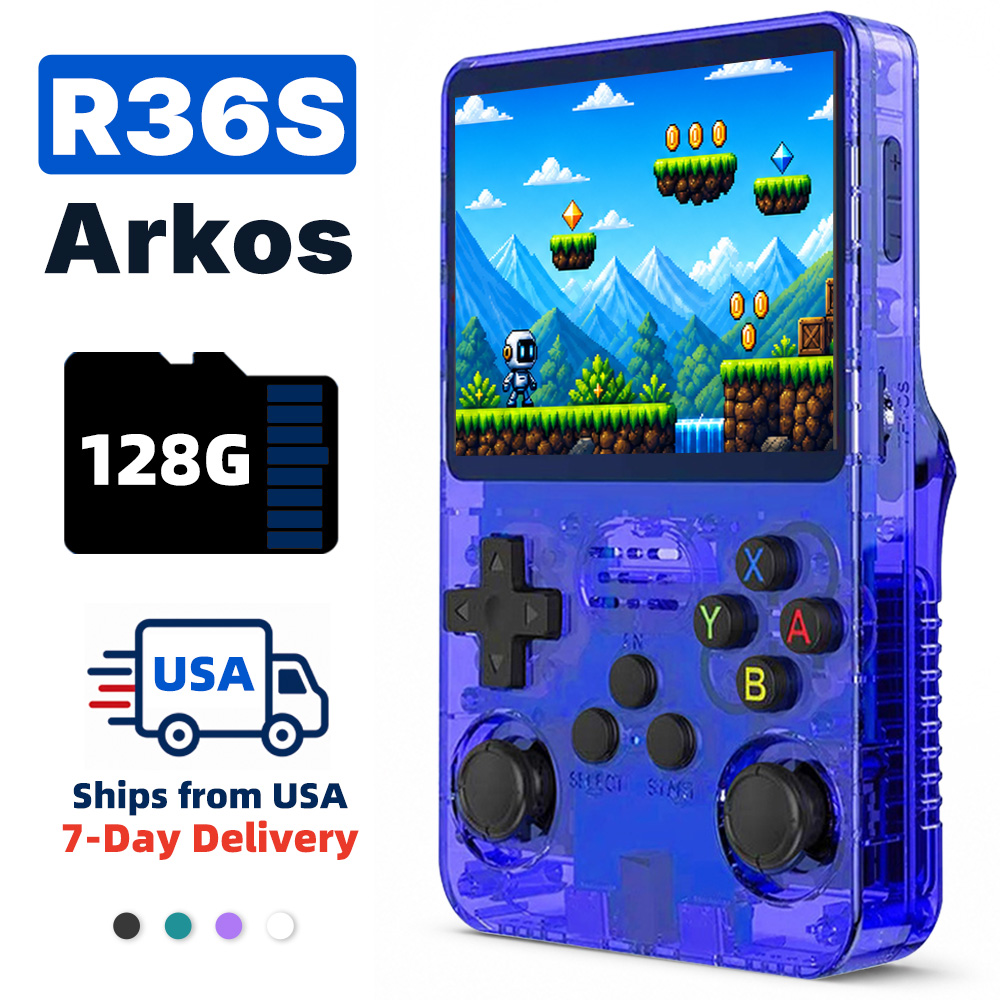 Retro Handheld Game Console R36S - Console de Jeu Portable Rétro 2026