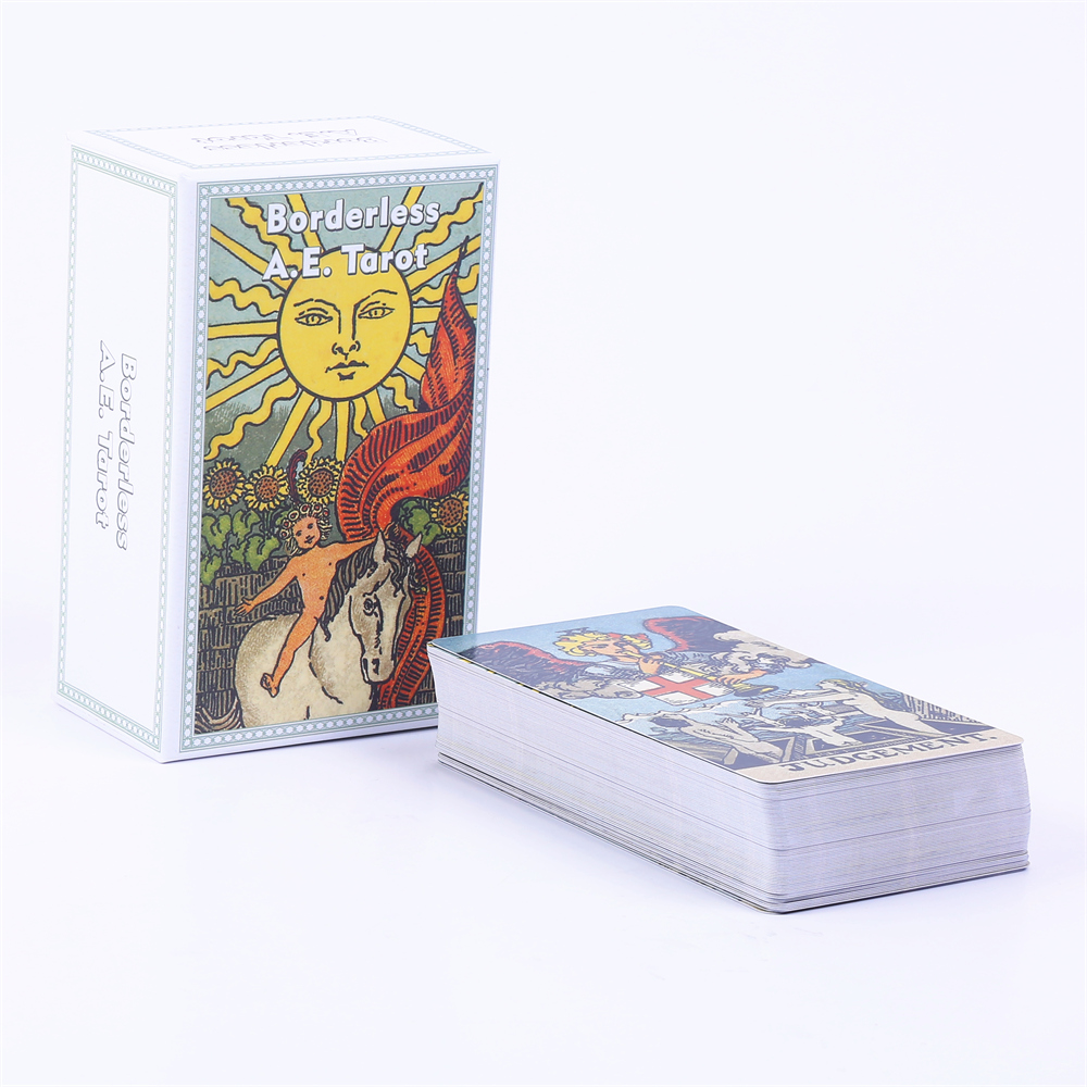 Tarot Cards Deck With Guidebook - 12*7cm sans bordure AE Jeu de