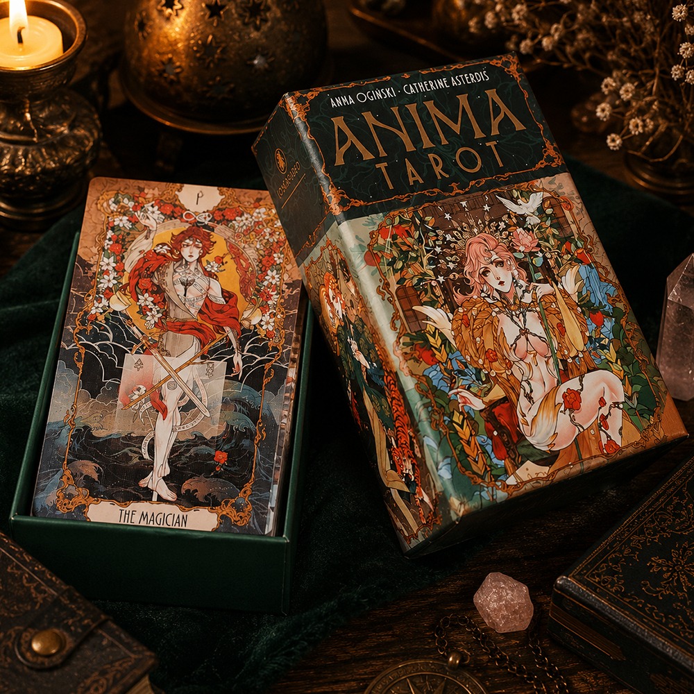 Tarot Cards Deck With Guidebook - Cartes de tarot Art Nouveau à