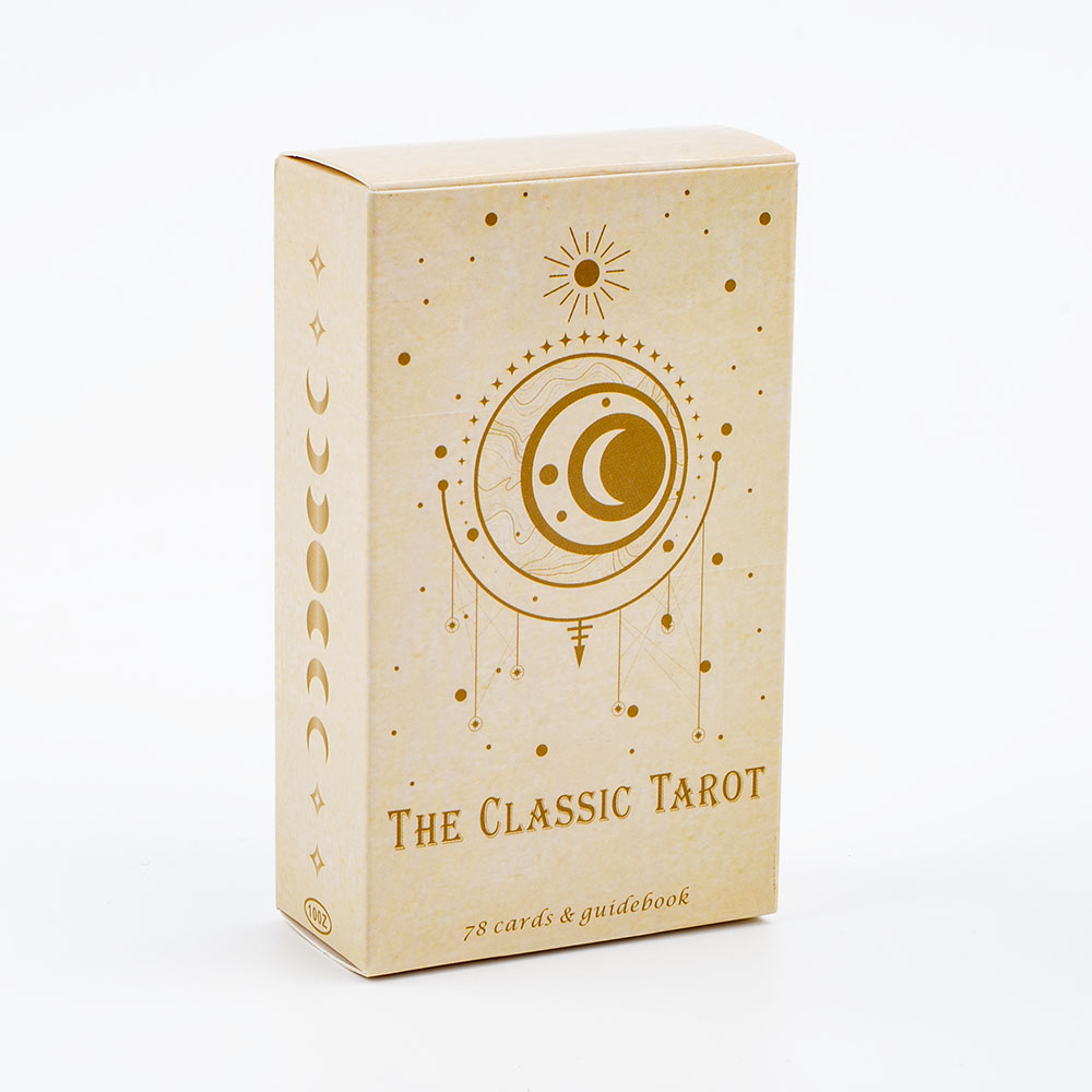 Tarot Cards Deck With Guidebook - Jeu de tarot classique pour débutants,