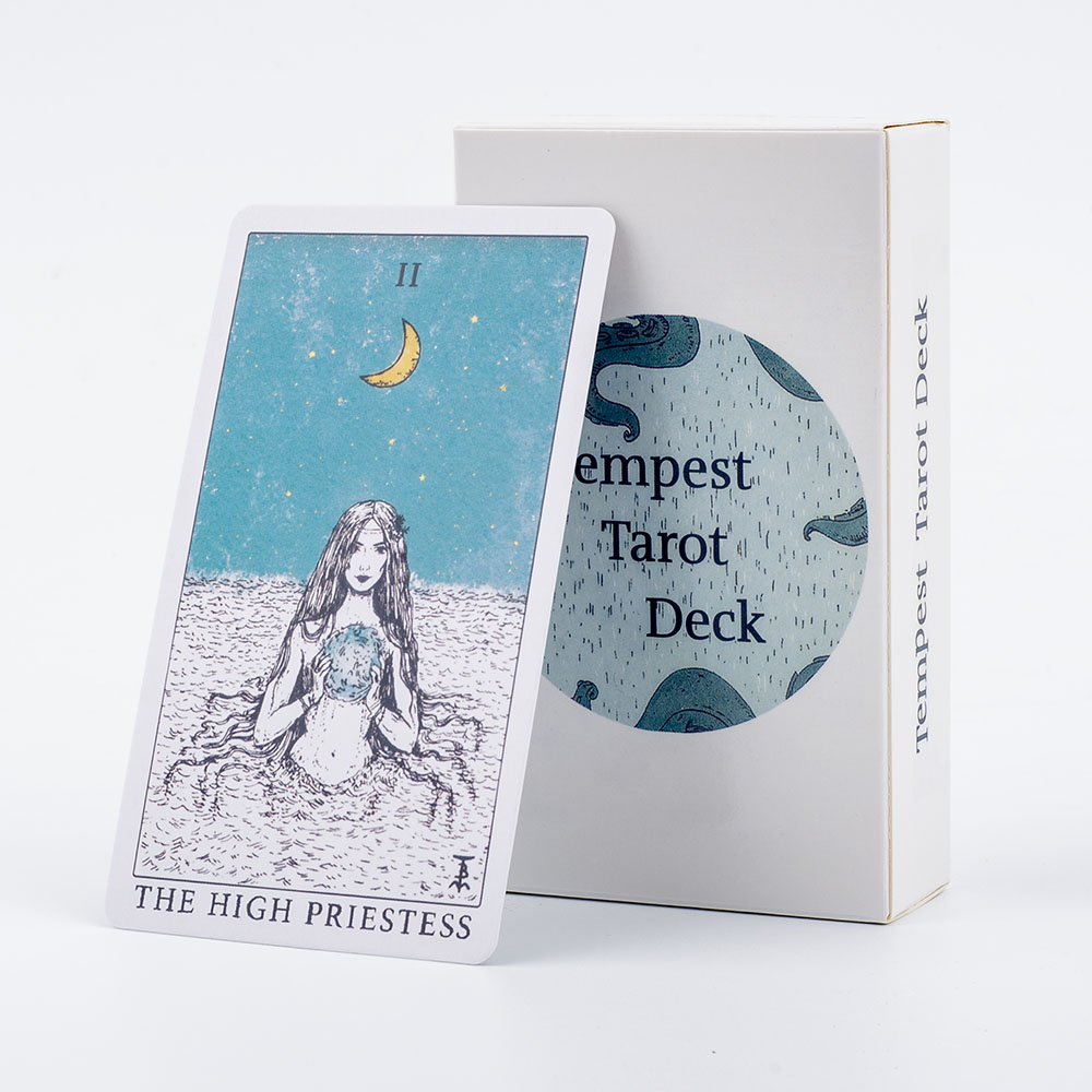 Tarot Cards Deck With Guidebook - Jeu de Tarot Tempest sur le