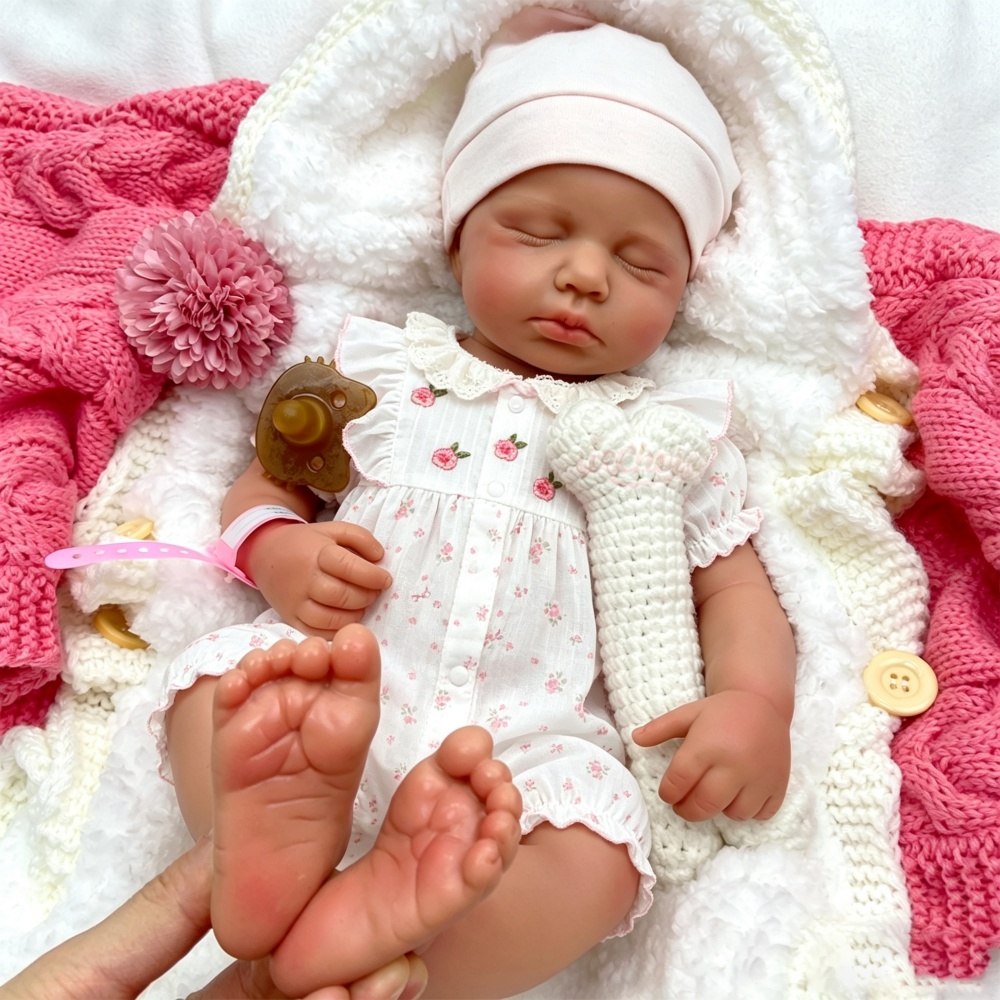 Poupée Reborn Loulou en Silico - Reborn Baby Doll Silicone Realistic avis et prix