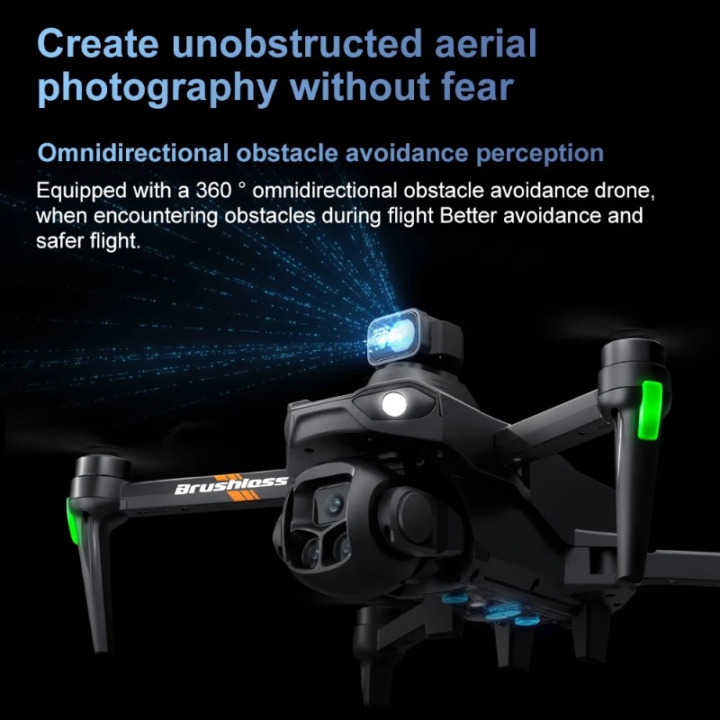 Drone professionnel Lenovo V91 - Fpv Brushless Rc Drone 4K avis et prix