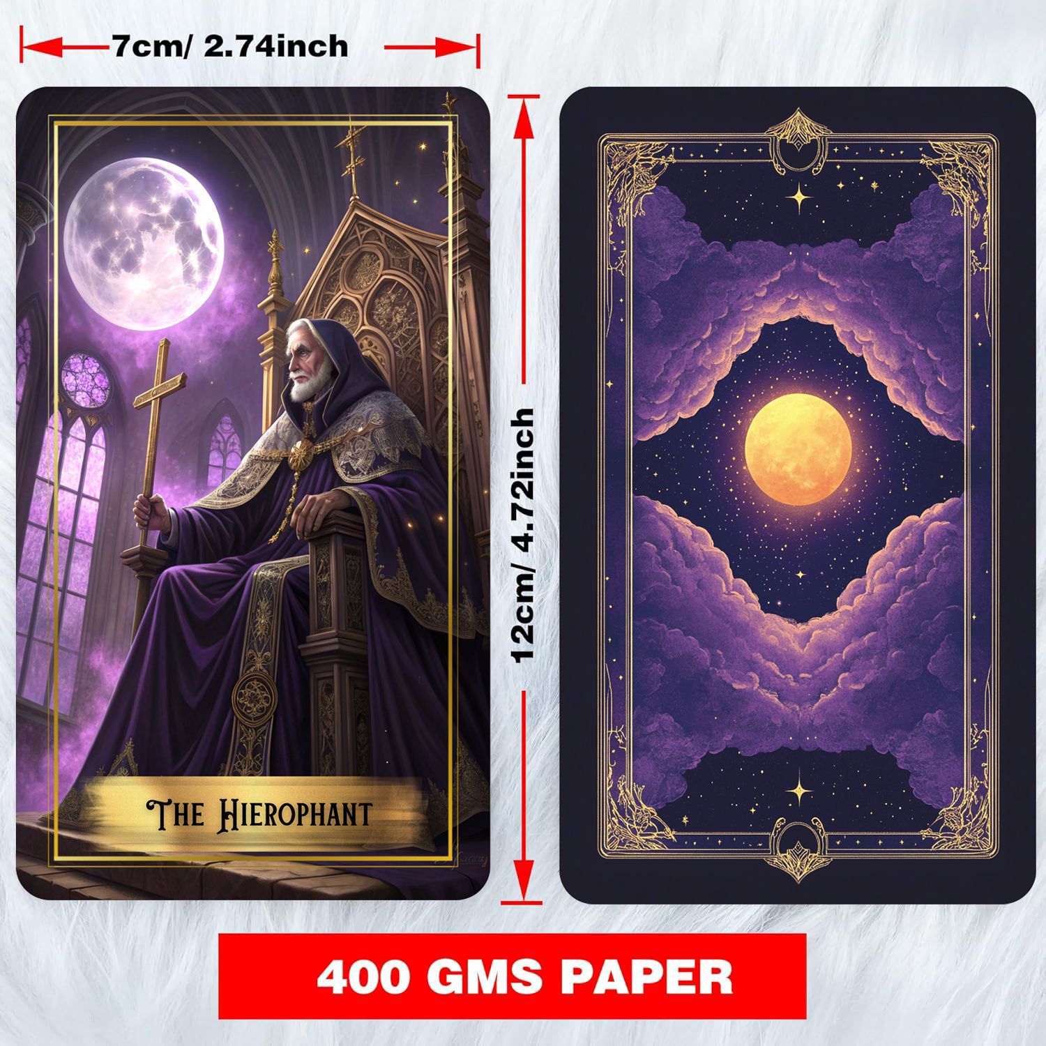 Jeu de cartes de tarot Purple  - Tarot Cards Deck With Guidebook avis et prix