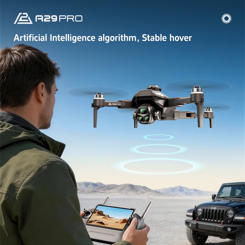 Drone pliable A29 GPS PRO avec - Fpv Brushless Rc Drone 4K avis et prix